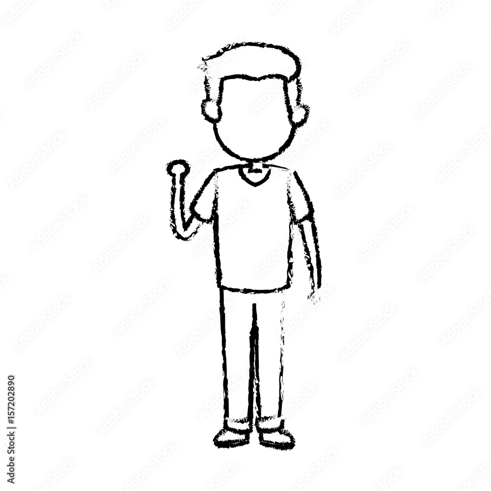 father dad male member of family vector illustration father dad male member of family vector illustration