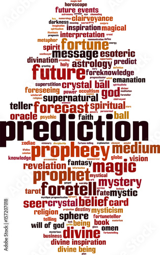 Prediction word cloud