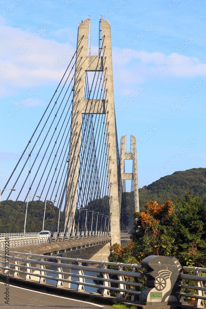 Fototapeta premium 長島町 伊唐大橋