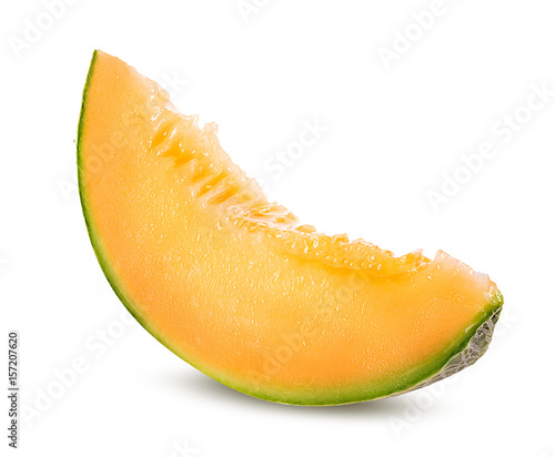 Photo melon isolated on white