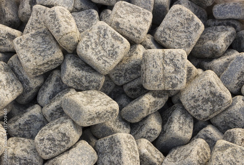 Marble, granite pebbles for landscape design and home decoration, texture Marble, granite pebbles for landscape design and home decoration, texture