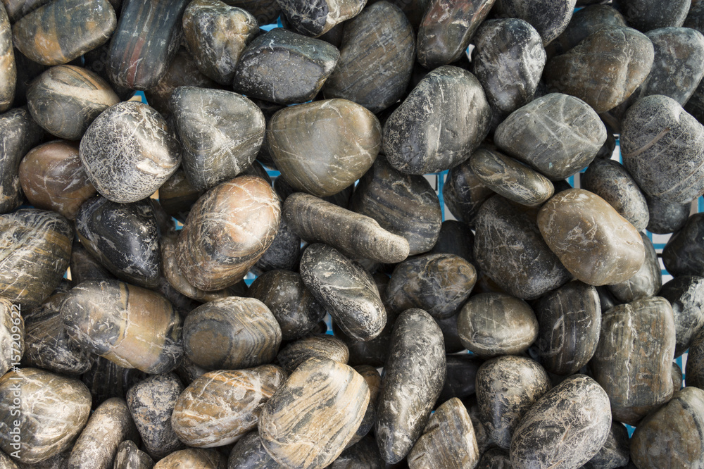 Marble, granite pebbles for landscape design and home decoration, texture Marble, granite pebbles for landscape design and home decoration, texture