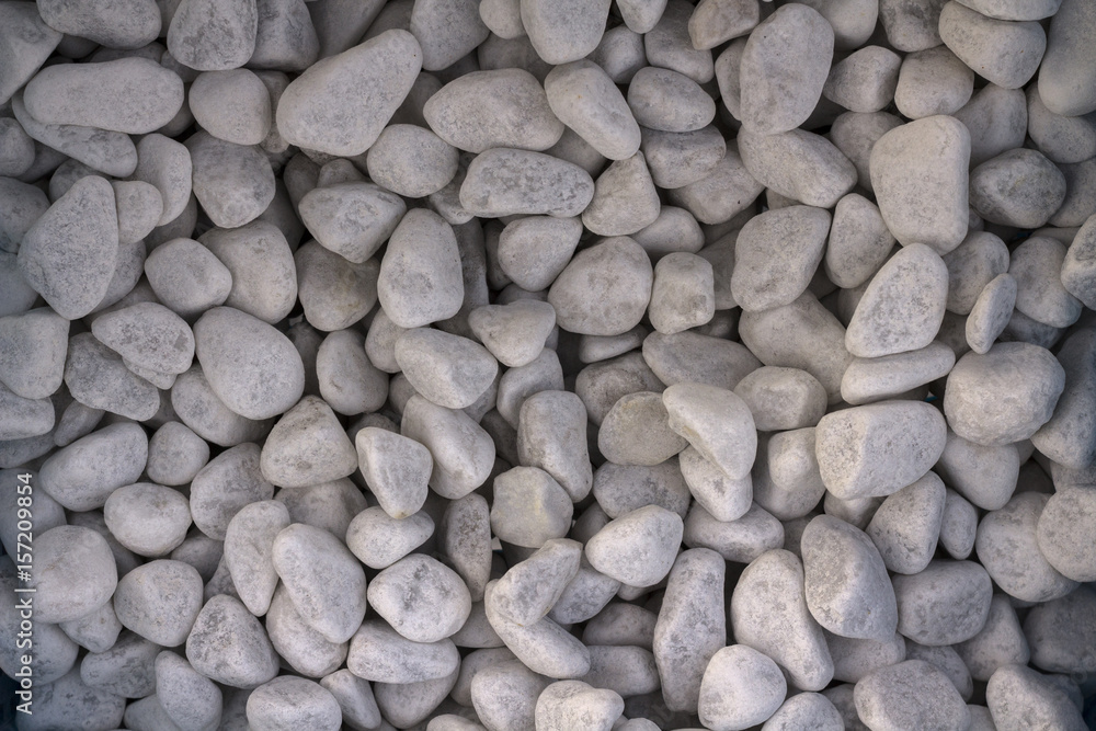 Marble, granite pebbles for landscape design and home decoration, texture