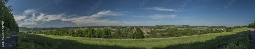 View in Ceske Stredohori near Arnultovice village View in Ceske Stredohori near Arnultovice village
