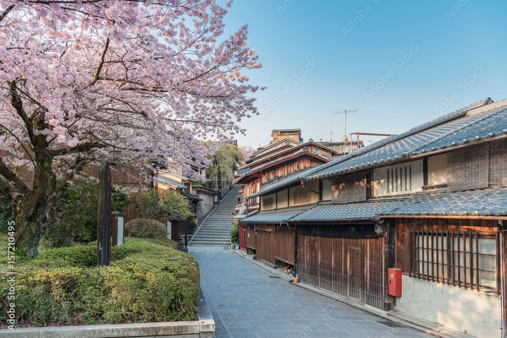 古都京都東山　町並み風景