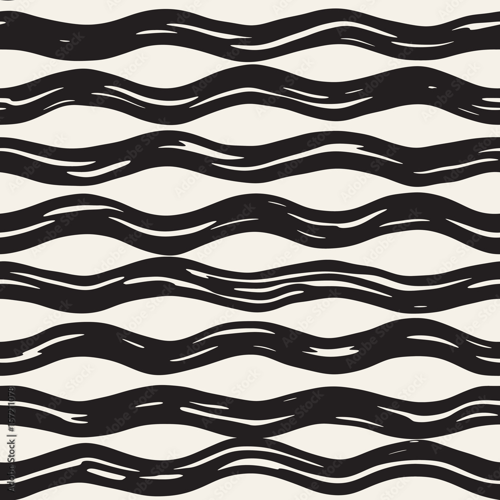 Decorative seamless pattern with handdrawn doodle lines. Hand painted grungy stripes background. Trendy endless freehand texture Decorative seamless pattern with handdrawn doodle lines. Hand painted grungy stripes background. Trendy endless freehand texture