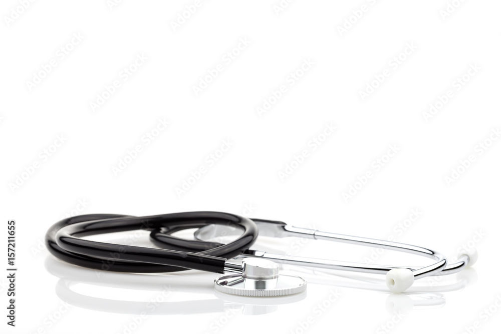 Stethoscope on a white background. Stethoscope on a white background.