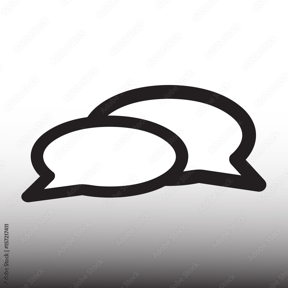 Speech minimal style Icon vector Eps10 Speech minimal style Icon vector Eps10