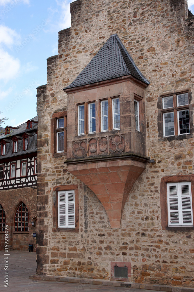 Fototapeta premium Das Deutsche Haus in Marburg, Hessen