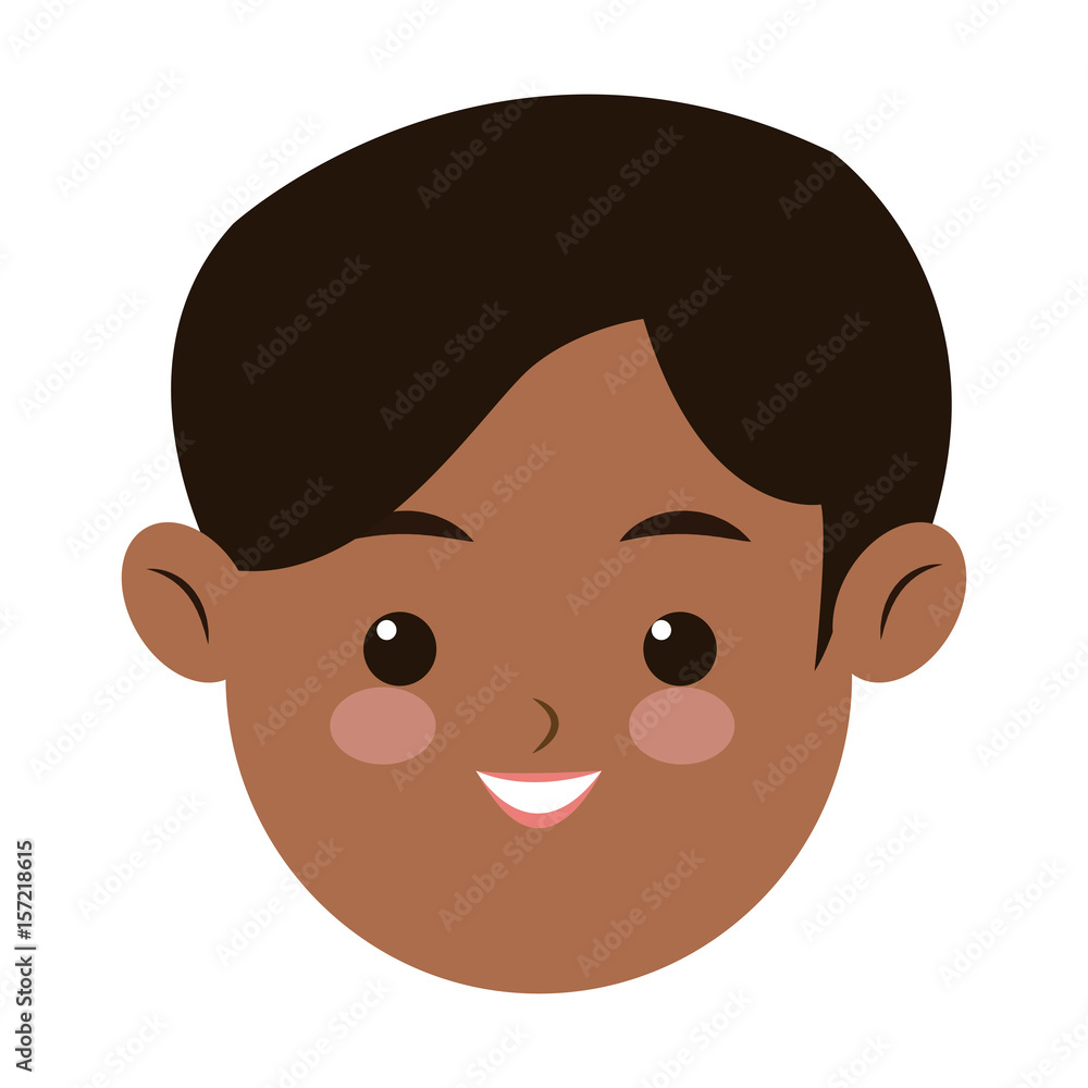 head face boy son kid image vector illustration head face boy son kid image vector illustration