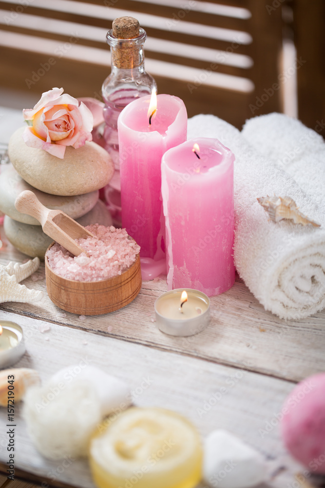 Beautiful composition of spa treatment Beautiful composition of spa treatment