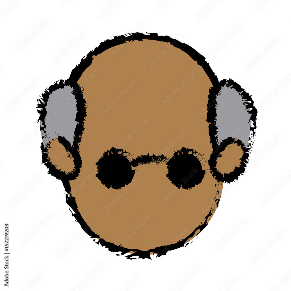face head man father male image vector illustration face head man father male image vector illustration