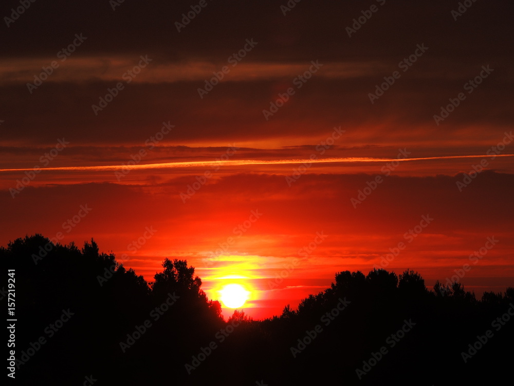 Summer sunrise at Arenal d'en Castell, Menorca, Spain