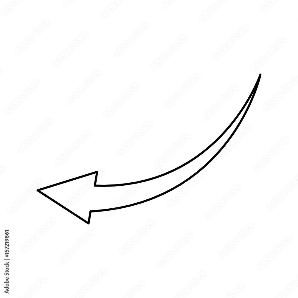 outlined arrow direction web symbol reload icon vector illustartion outlined arrow direction web symbol reload icon vector illustartion