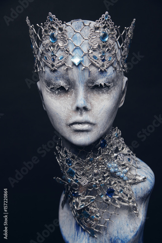 Obraz na plátně Silver snow queen