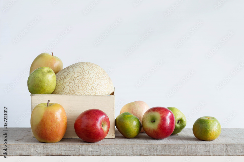 fruits with a white background. fruits with a white background.