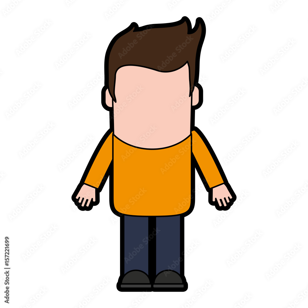 faceless man avatar icon image vector illustration design faceless man avatar icon image vector illustration design