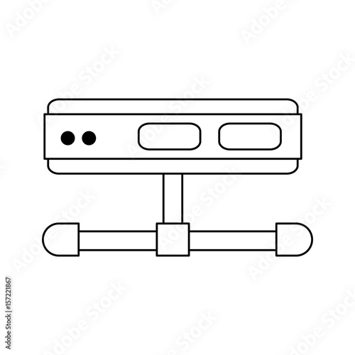 server web hosting related icon image vector illustration design 