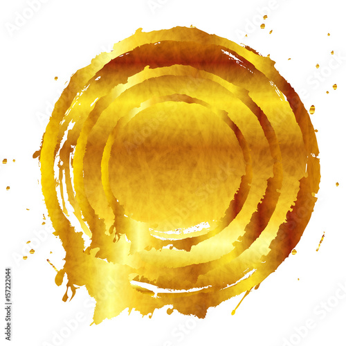 金　波紋　和紙　アイコン