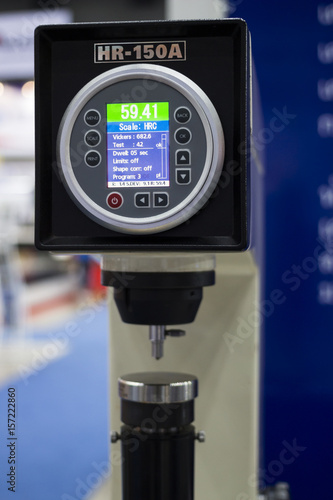 Control panel and LCD monitor of Automatic Hardness Tester photo