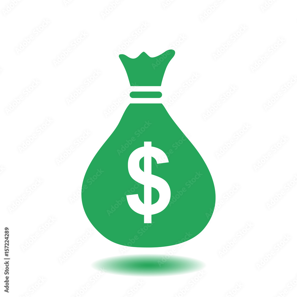 Dollar USD currency symbol. Flat design style. Dollar USD currency symbol. Flat design style.