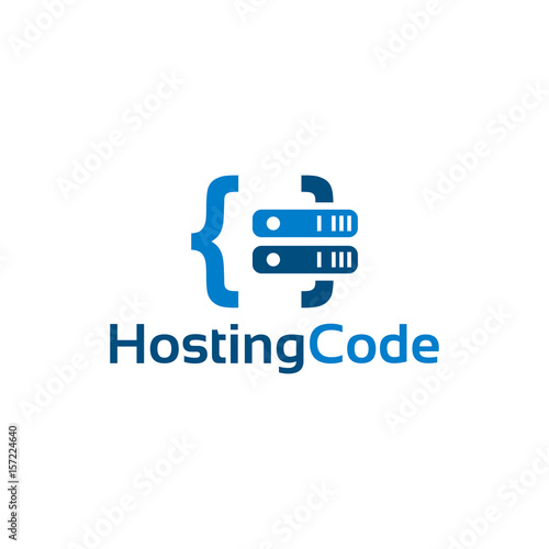 Hosting Code Logo Template designs
