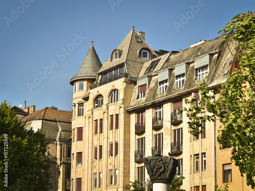 Bild auf Leinwand Beautiful garrett building of Budapest