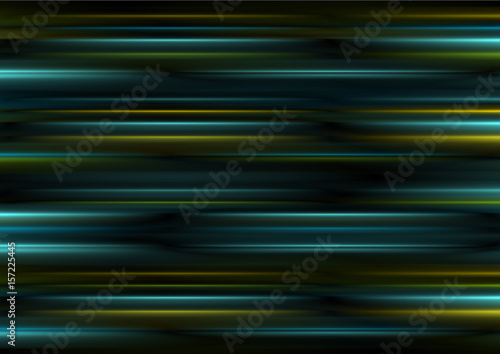 Dark smooth glowing stripes abstract background