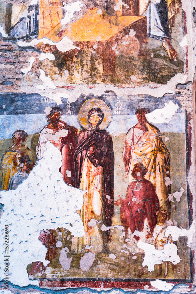 Rome Italy - Byzantine Frescoes in Palatine Hill