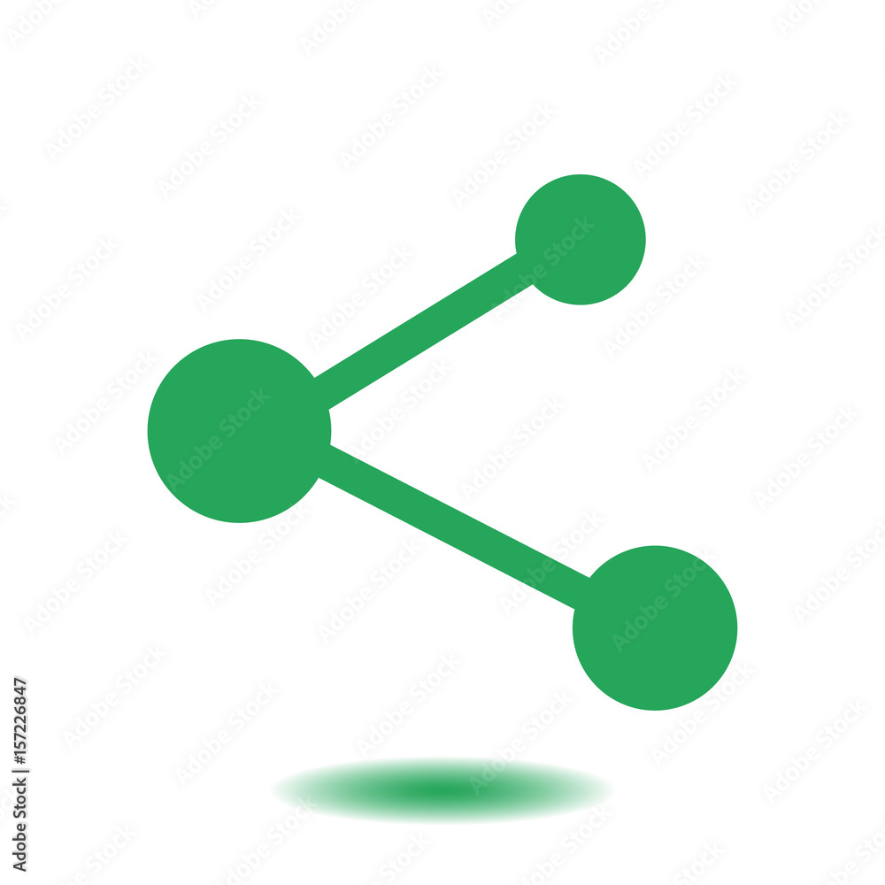 Share sign icon. Vector of flat design style. Share sign icon. Vector of flat design style.