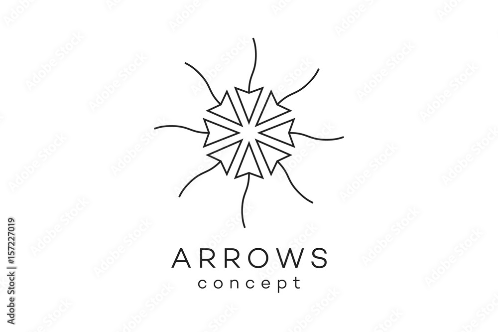 Abstract Computer Mouse Cursors As Conceptual Sun Sign Abstract Computer Mouse Cursors As Conceptual Sun Sign
