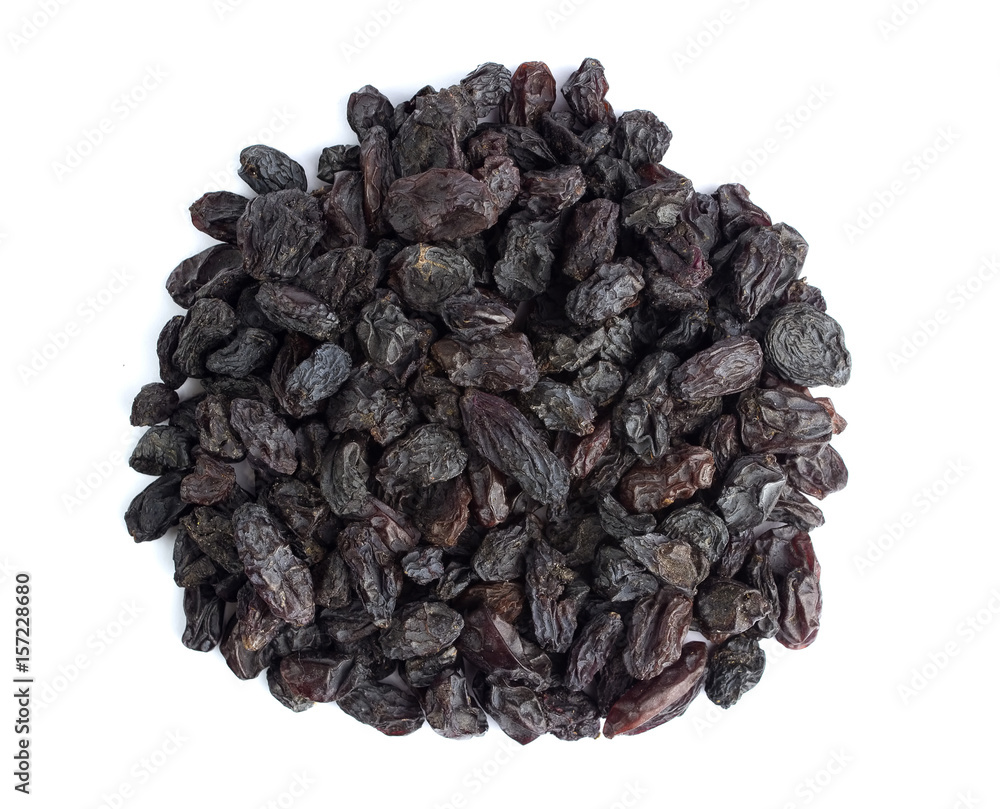 Raisins isolated on white background Raisins isolated on white background