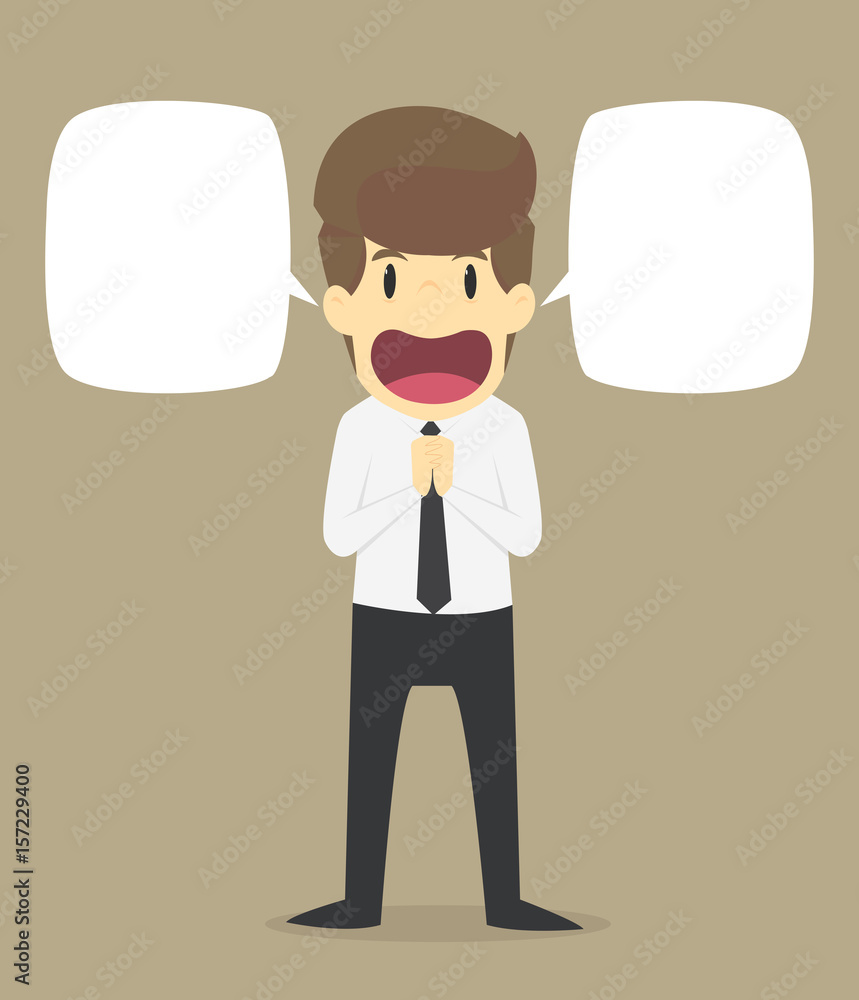 businessman offering the idea businessman offering the idea
