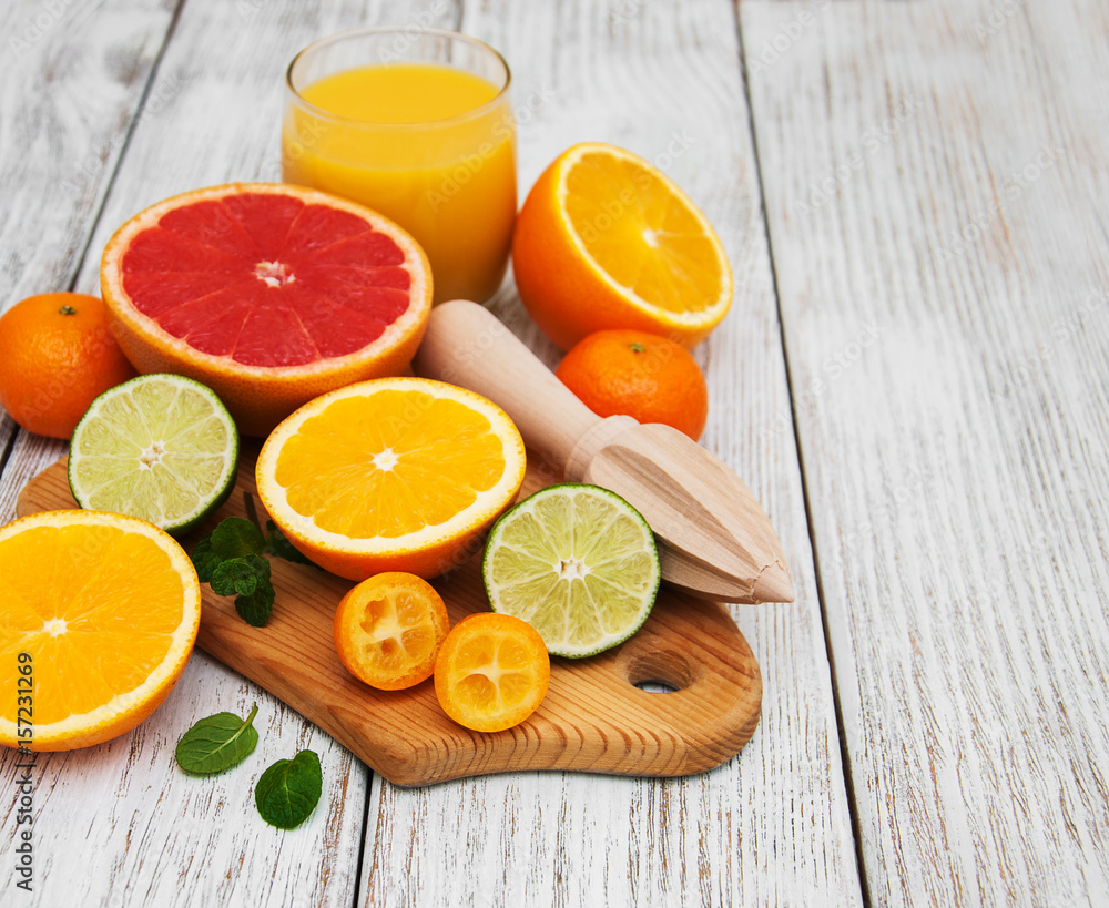 Fresh citrus fruits Fresh citrus fruits