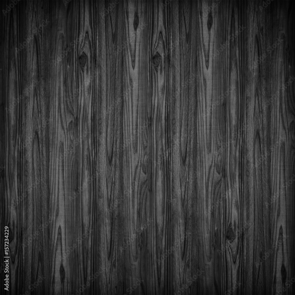 Obraz premium Wood wall plank black texture background