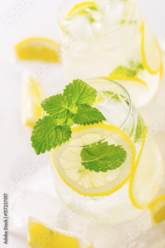 Lemonade drink in a glass
