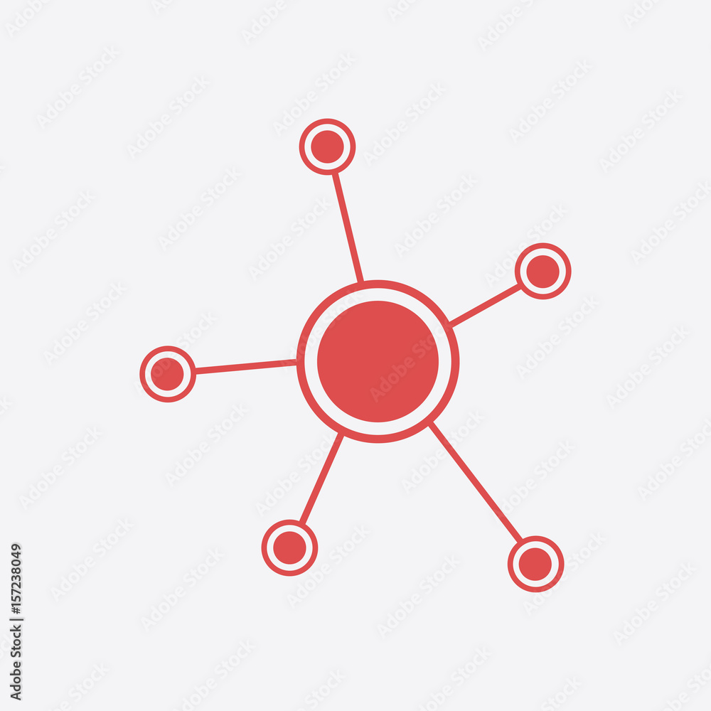 Social network single icon. Global technology. The network of social connections in the business. Social network single icon. Global technology. The network of social connections in the business.
