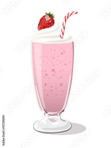 strawberry  milkshake
