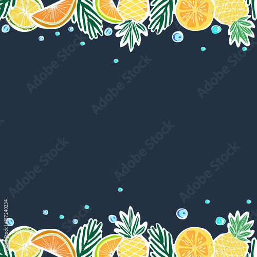 Tropical Travelling Objects. Frame.