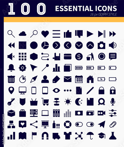 Essential web,app icons