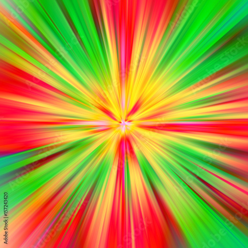 Colorful abstract green ,red and yellow background