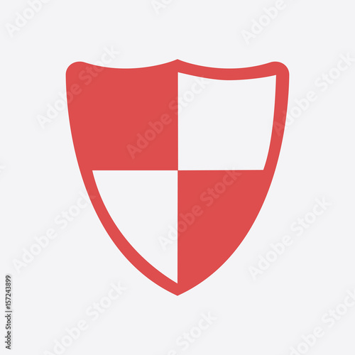 Shield icon. Protection concept.  Software designed to detect and destroy computer viruses.