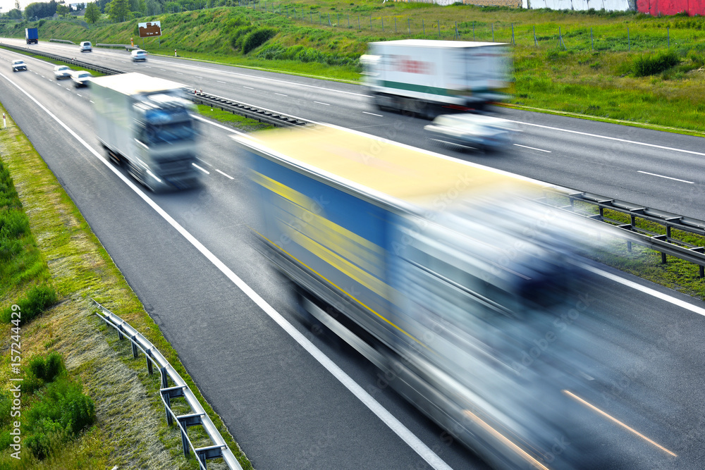 Four lane controlled-access highway in Poland Four lane controlled-access highway in Poland