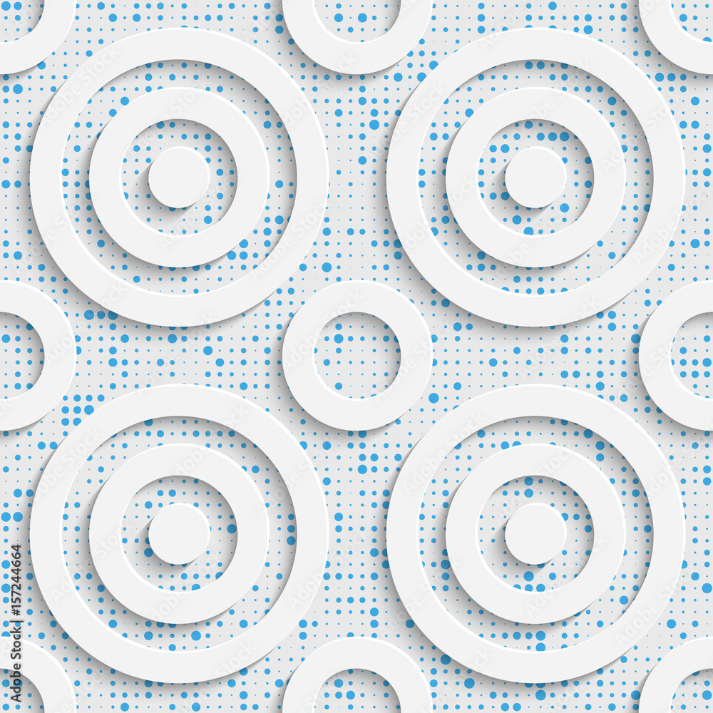 Fototapeta premium Seamless Circle Wallpaper