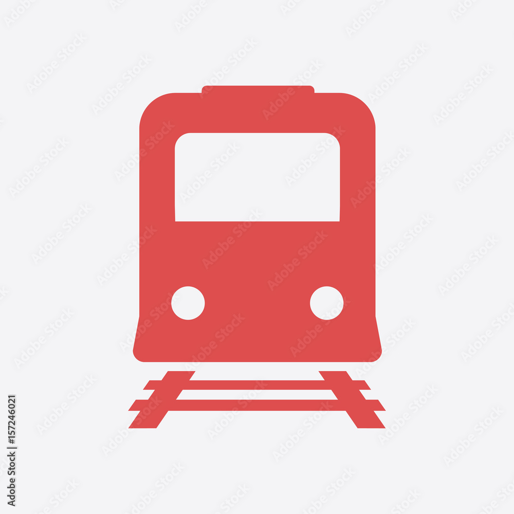 Train icon. Metro symbol. Railway station sign. Train icon. Metro symbol. Railway station sign.