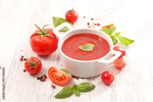 gazpacho or tomato sauce