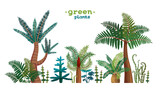 Collection of tropical plants.