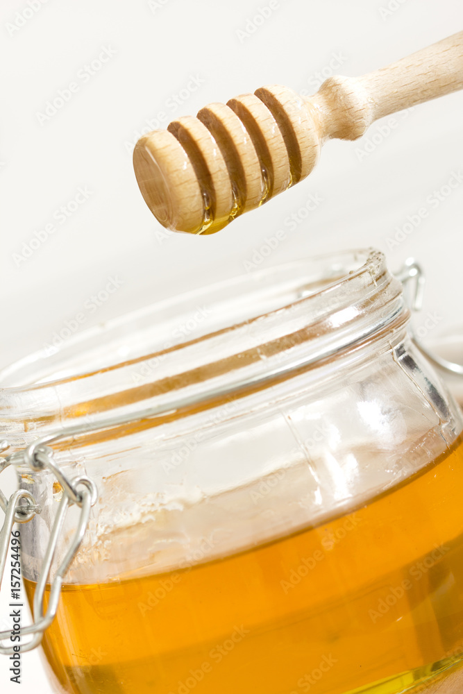 Jar of honey./Jar of honey Jar of honey./Jar of honey