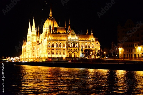 Late evening trip on boat in Danube river