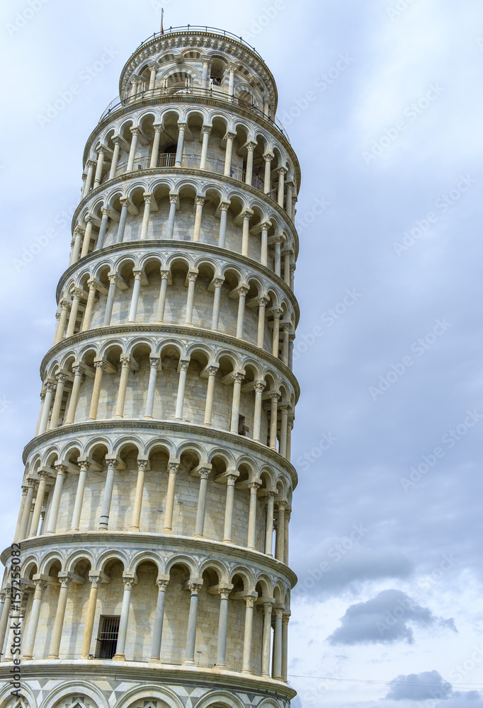 The Leaning Tower of Pisa Tuscany, Italy,